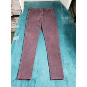American Eagle Jeans Size 6 Womens Red Stretch Pants Denim High Rise Jegging